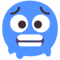 Cold Face emoji on Microsoft